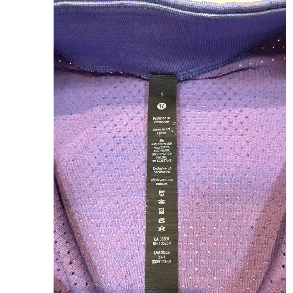 Lululemon Swiftly Tech Long Sleeve 2.0 Purple Pink Womens Medium Mens Small
